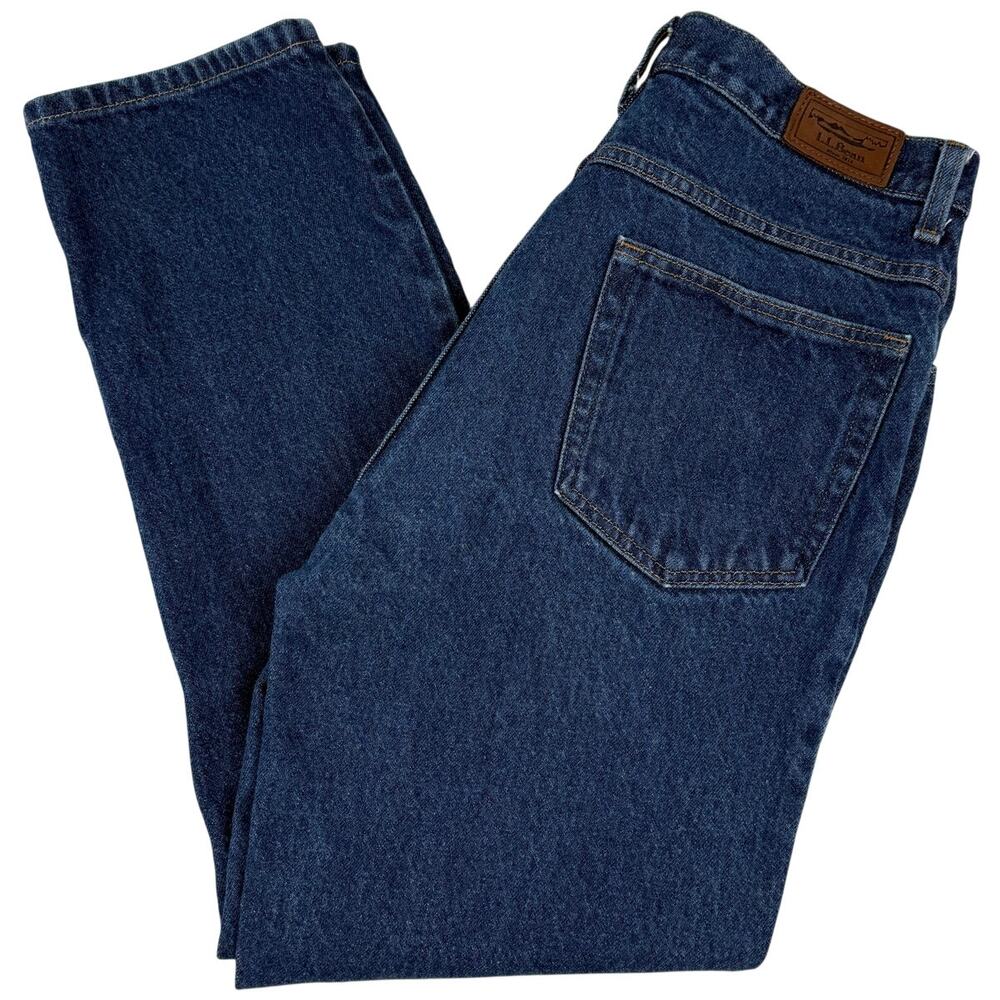 Vtg L.L. Bean Classic Fit Jeans 32x29 Cotton Straight Leg Rugged Workwear 2000s